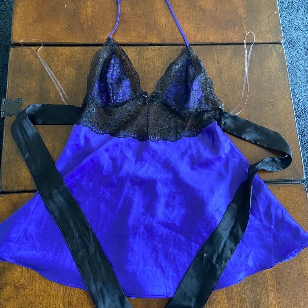 Victoria Secret NWT Small Purple Lingerie Top